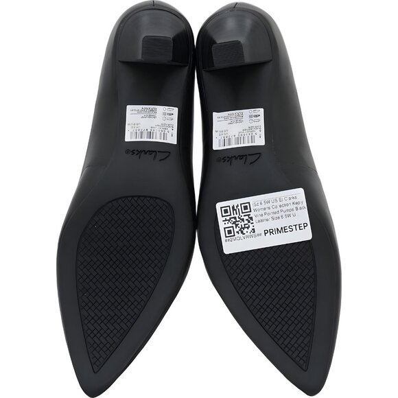 Clarks Collection Keply Vine Pointed Toe Pumps Black Women's US 6.5W - Picture 6 of 6